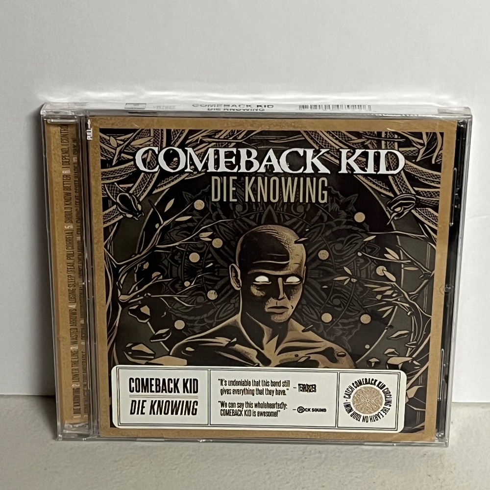 Comeback Kid Die Knowing CD Hardcore Rock Music 2014 New Sealed